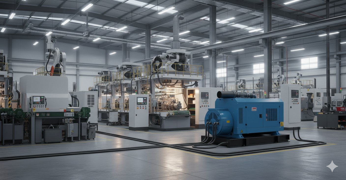 Endüstriyel Alanlarda Jenaratör Kullanımının 5 Büyük Faydası