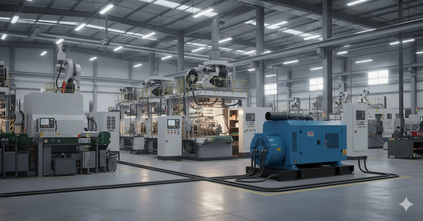 Endüstriyel Alanlarda Jenaratör Kullanımının 5 Büyük Faydası